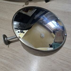 Round Silver Wall Or Ceilling Mirror